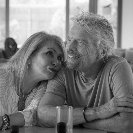 The Instagram photo was shared by Richard Branson with his wife Joan Templeman.